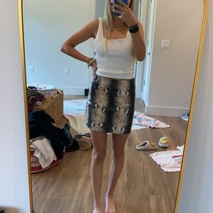 Snakeskin Skirt